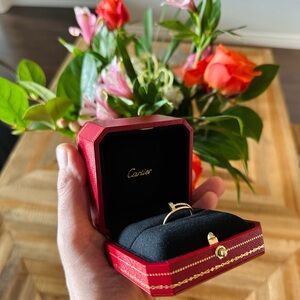 Cartier Juste un Clou Small Model Ring 57mm US Size 8 Yellow Gold (used)